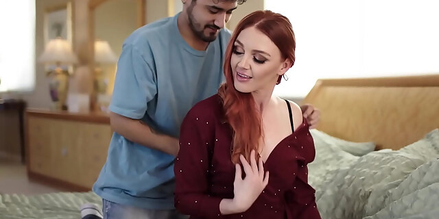 big cock,blowjob,deepthroat,milf,mom,natural tits,pussy eating,redhead,riding,stepmom